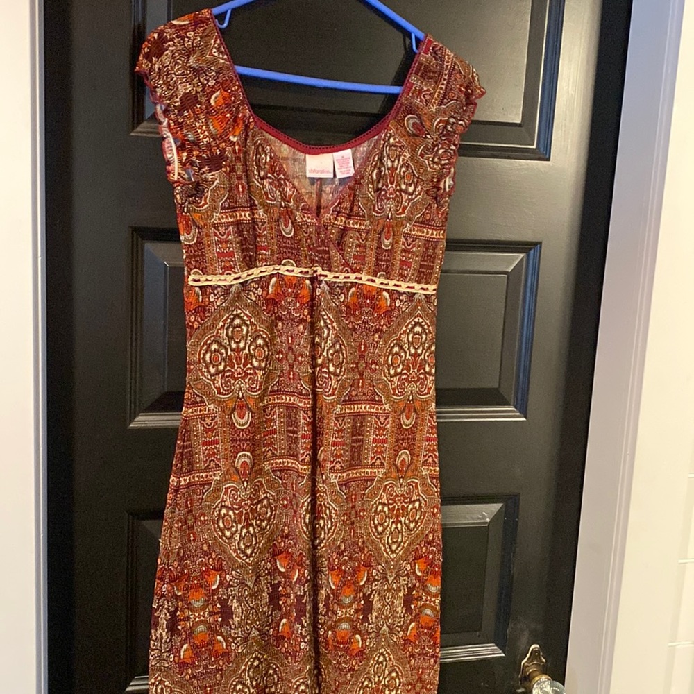 Cap sleeve mini dress